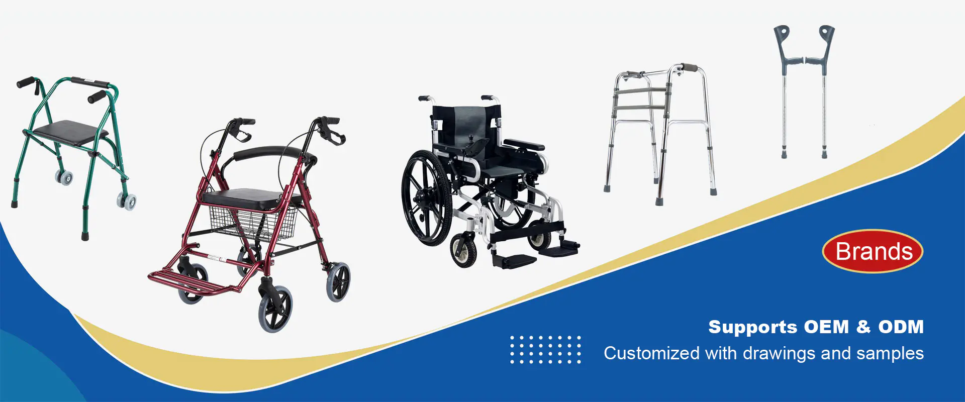 Қытайдың қолымен мүгедектер арбалары