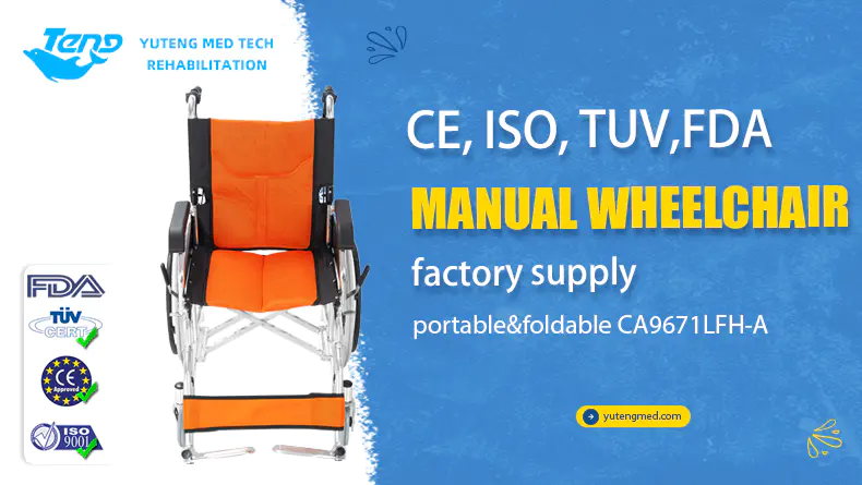 Single Brake Manual Wheelchair