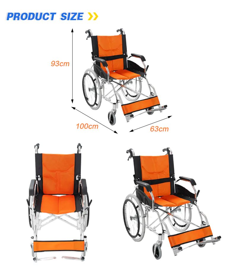 Single Brake Manual Wheelchair