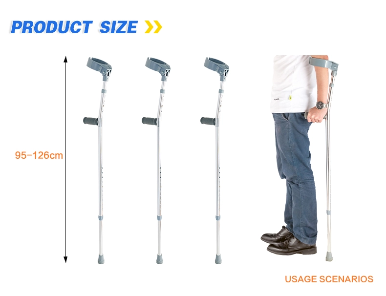 Aluminum Alloy Elbow Crutch Aluminum Alloy Elbow Crutch