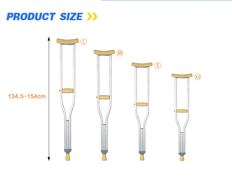 Aluminum Alloy Underarm Crutch