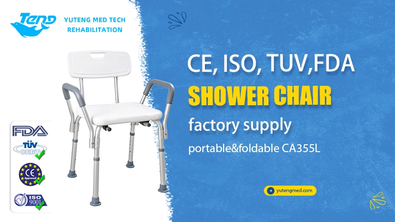 Aluminum Bathing Chair With Armrests Aluminum Bathing Chair With Armrests