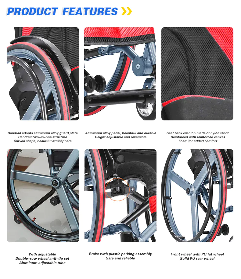 Carbon Fiber Sports Manual Wheelchair
