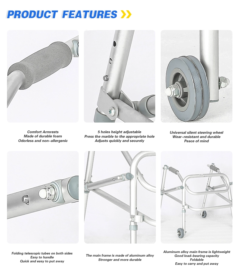 Four Wheel Aluminum Alloy Walker