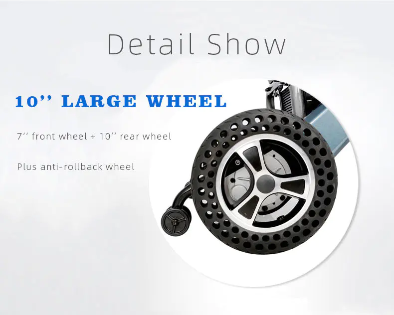 Light Weight Portable Electric Power Wheelchair