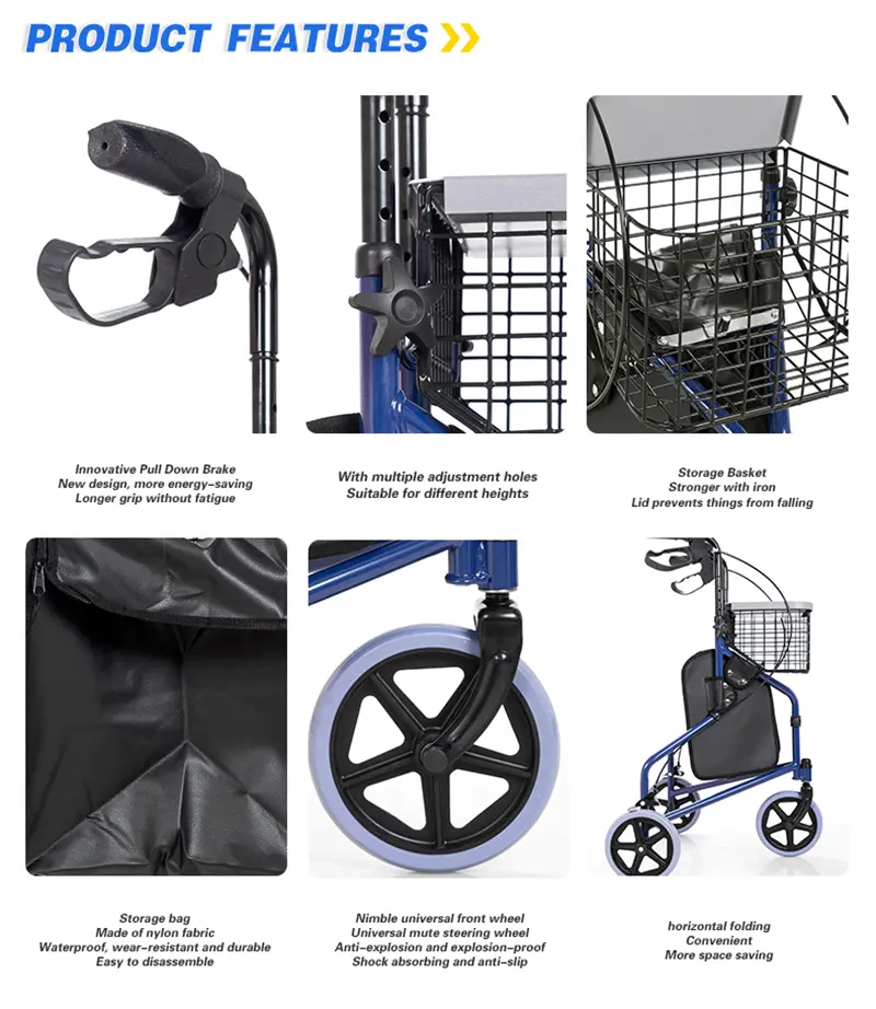 Foldable Aluminum Rollator